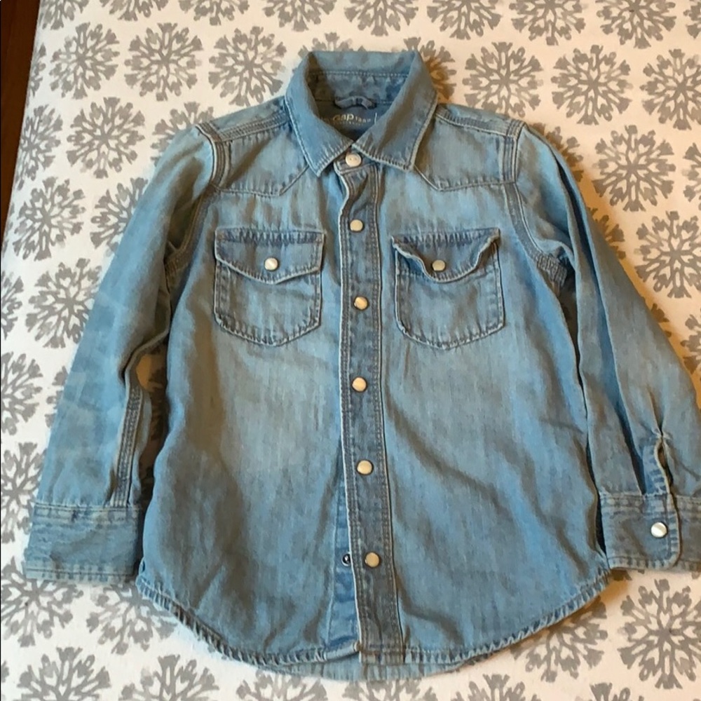 Denim shirt, western style size 5